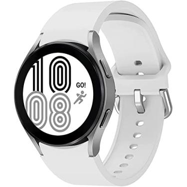 Imagem de Pulseira Sport Silicone Compatível Com Galaxy Watch 4 - (C7COMPANY) (Branco)