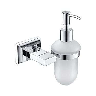 Imagem de Conjunto de ferragens para banheiro gancho de roupão cromado barra de trilho de toalha anel prateleira suporte de papel de tecido escova de dentes suportes de sabão acessórios, dispensador de sabão