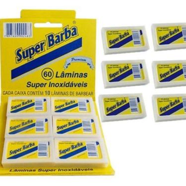 Imagem de Lâmina De Barbear Super Barba Premium 60 Unidades