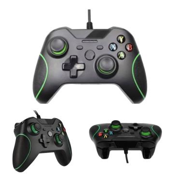 Controle Joystick Com Fio Compatível Xbox One Pc Notebook - N-1