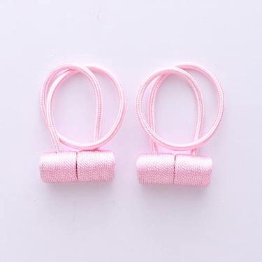 Imagem de Cinta de cortina de fivela magnética cilíndrica simples criativa fivela magnética fivela magnética cortina tiebacks suportes de cortina, T3,2 PCS