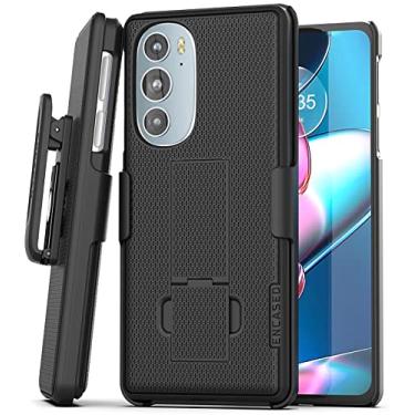 Imagem de Encased Capa DuraClip para Motorola Edge Plus (2022) ultrafina com suporte e clipe para coldre, preta