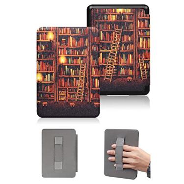 Imagem de Capa durável para o Kindle de 11ª geração a ser lançado em 2022, capa à prova d'água com função de despertar e dormir automática e alça de mão