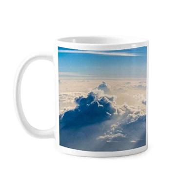 Imagem de Sunshine Clouds Blue Sky Art Deco Presente Caneca Moda Cerâmica Café Porcelana Utensílios de Mesa