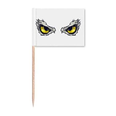 Imagem de Bandeira de animal de desenho animado chinês olho de dragão marcador topo decoração de festa
