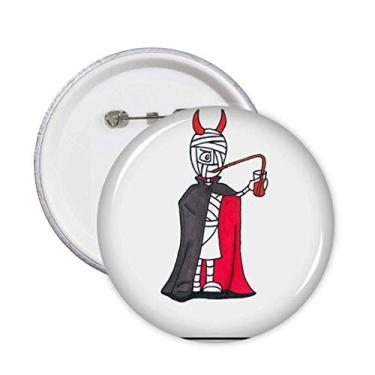 Imagem de Broche de Hórus para decoração de 5 peças com emblema de múmia do Egito Halloween Vampiro Hórus