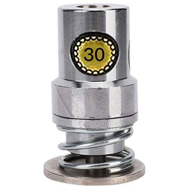 Imagem de Molde de botão coberto de tecido, molde de prensa em forma de pão redondo de metal, molde de molde redondo para máquina de prensa manual, faça você mesmo feito à mão para roupas, botão de tecido (30 litros)