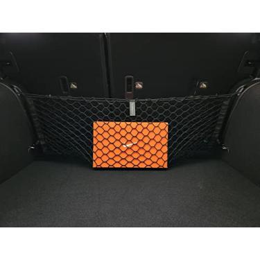 Imagem de Rede de carga elástica estilo envelope automotivo para Nissan Kiks S SV SV 2022 - Organizador de porta-malas e armazenamento premium - Rede de bagagem para crossover - Melhor organizador de carro para Nissan Kiks