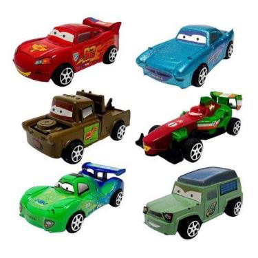 Carrinho de Brinquedo Relampago McQueen Infantil Fricção Disney