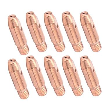 Imagem de Pontas de contato de soldagem, bocal condutor M6 de artesanato fino bom desempenho de soldagem para loja de soldagem para estúdio para vários produtos