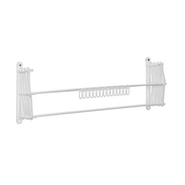 Imagem de Varal de Parede Sanfonado, Metaltru, Branco com Branco