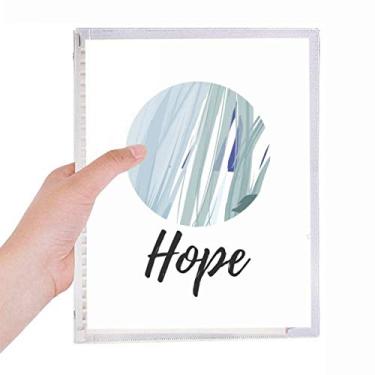 Imagem de Caderno com estampa de arte abstrata suave, folhas soltas, diário recarregável, papelaria