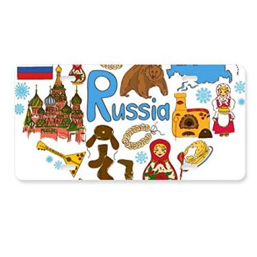 Imagem de DIYthinker Placa de carro da Catedral de São Basílio da Rússia, acessório de aço inoxidável para decoração de carro