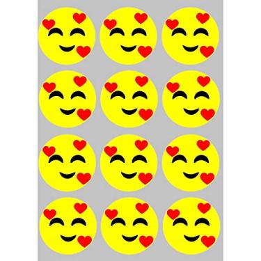 Imagem de 12 Imãs de Emoji