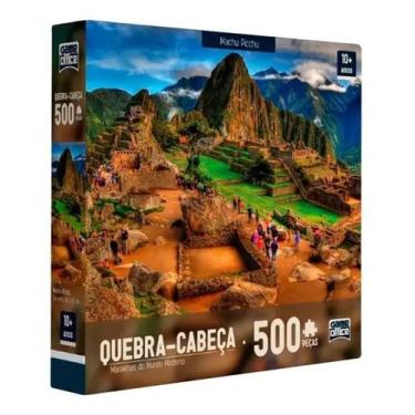 Quebra-cabeça Paisagem De 500 Peças Puzzle Infantil Jogo Para Crianças E  Adultos GGB Brinquedos - Quebra Cabeça - Magazine Luiza