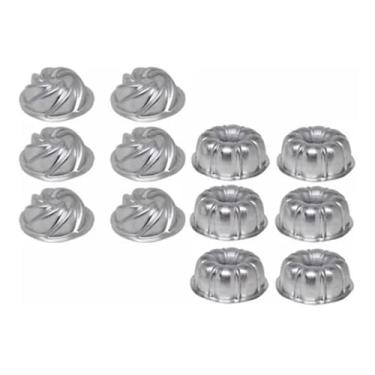 Imagem de Jogo (12/pc - Mini) Forma Bolo Vulcão (9x3,5) Suíça 1 (9x4)