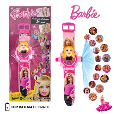 Imagem de Relogio Projetor Infantil De Pulso Barbie Boneca Presente Oferta - Aus