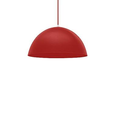 Imagem de Pendente Redondo Design 45cm Td 821f Taschibra Vermelho