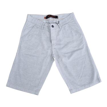 Imagem de Bermuda Linho Masculina Off White Areia Clara Algodão Confortável 38 e 54 Wolfgan-Masculino