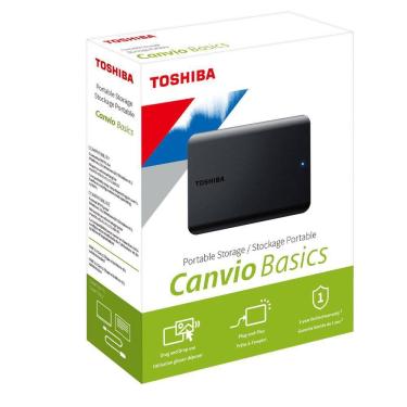 Imagem de HD 2TB Externo USB 3.0 Toshiba Canvio Basics, HDTB520XK3AA