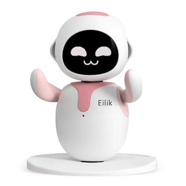 Imagem de Eilik Pink - Touch Interactive Toys, Cute Robot Pets with Abundant Emotions. Idle Animations&Mini-Games, Unique Gift for Girls & Boys. Support Update.