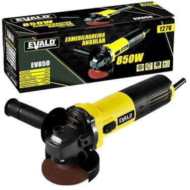 Imagem de Esmerilhadeira Angular 4.1/2 POL 850W 115MM EV850 EVALD 110v