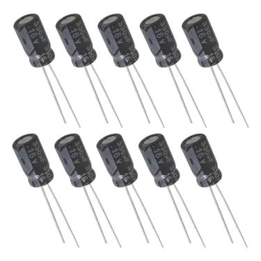 Imagem de Capacitor Eletrolítico 330uF 16V - Kit 10 Peças