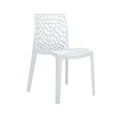 Imagem de Cadeira Gruvyer Sala de Jantar Branco - D`Rossi