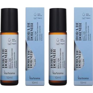 Imagem de KIT 2 BLEND ROLL-ON COM OLEOS ESSENCIAIS VIA AROMA 10ML - ESCOLHA O BLEND PERFEITO PARA VOCÊ (2 X HORA DE DORMIR)