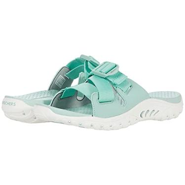 Imagem de Skechers Modern Comfort Women's Reggae-Better Alone Sandália esportiva, Aqua, 10
