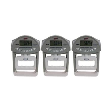 Imagem de Kit 3 Dinamômetro Digital Faixa 0 A 90Kg Manual Graduação 0.1Kg Mão Dm-90 Portátil Inst...