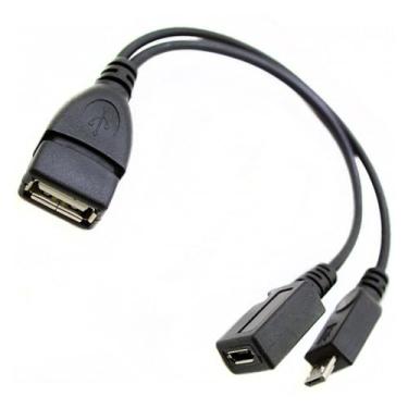 Imagem de 1pcs Usb Port Terminal Adapter Otg Cable Fit Compatible Fire Tv 3 Or 2nd Gen Fire Stik