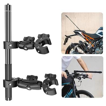 Imagem de Suporte duplo para guidão de motocicleta Taisioner e bastão de selfie invisível de 170 cm para câmera de ação insta360 X5, X4, X3, X2, XONE, GO2, 3
