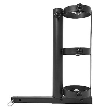 Imagem de BERPET Suporte para tanque de oxigênio 2 em 1, acessórios para cadeira de rodas elétrica de scooter de mobilidade, adequado para scooters e cadeiras elétricas equipadas com receptor de engate de 2,5 cm x 2,54 cm, 48 cm x 15 cm x 44,7 cm