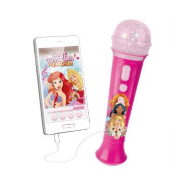 Imagem de Microfone Amplificador Princesas Conecta Ao Smartphone Toyng