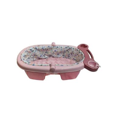 Imagem de Banheira Inflável para Bebês Rosa Color Baby 21x44x78cm