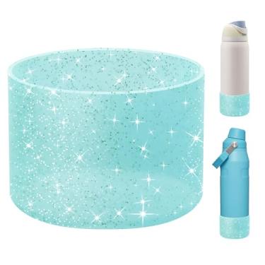 Imagem de UBEEKOO Bota de silicone para garrafa de água de aço inoxidável Owala 947 ml FreeSip, Twist and Flip, capa de manga para Stanley IceFlow 1,020 g, proteção inferior antiderrapante para acessórios