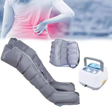 Imagem de KKSOUFX Massageador PneumáTico De Pernas,Botas De CompressãO De Ar,MáQuina De Massagem De Ar PneumáTica Kit De Massagem De CirculaçãO
