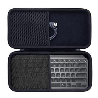 Imagem de Aenllosi Estojo rígido compatível com teclado iluminado sem fio Logitech MX Keys Mini Advanced (preto)