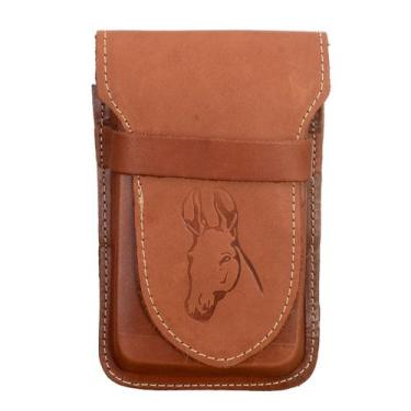 Imagem de Capa de Celular Bainha de Couro com Passador para Cinto - Club 21 Coun