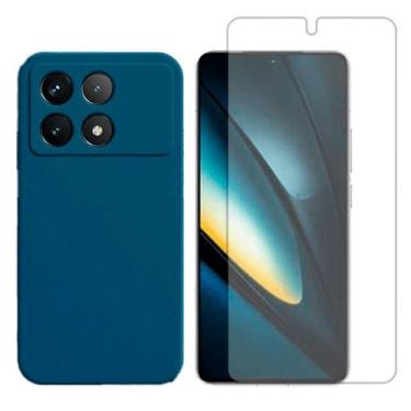 Imagem de Capa Aveludada Compativel Com Xiaomi Poco F6 Pro + Pelicula Hidrogel -