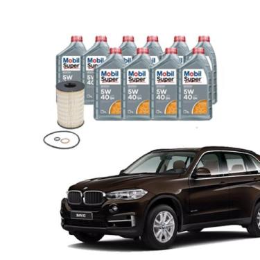 Imagem de Kit Troca Oleo Bmw X5 4.4 Bi Turbo 2008 em Diante - Mobil