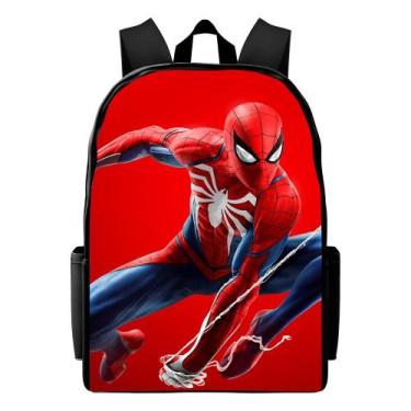 Imagem de Mochila Homem Aranha Masculina Bolsa Escolar Volta As Aulas - Kaut