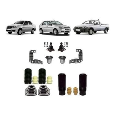 Imagem de Kit Suspensão Amortecedor Palio Strada Siena Fire 2001/... - Qualykits
