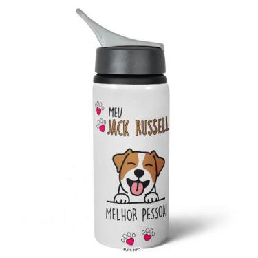 Imagem de Garrafa Squeeze NK - Meu Jack Russell, melhor pessoa! - JPS INFO