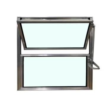 Imagem de Vitrô Basculante Janela Banheiro Alumínio Vidro Boreal 40x40 - Geral