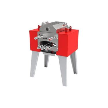 Imagem de Churrasqueira Para Apartamento Ecológica Sem Fumaça 1 grelha 3 espetos