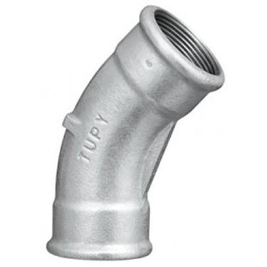 Imagem de Curva Tupy 1/2 45º Fêmea Ferrp Galvanizado