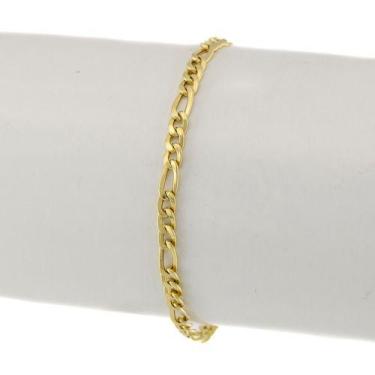 Imagem de Pulseira Masculina Ouro 18k 750 Grumet 3x1 3.0 20 Cm Garant. - JOIE JO