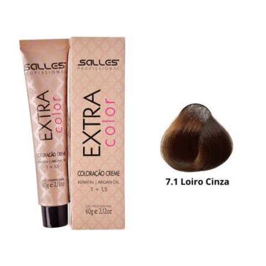 Imagem de Coloração Tintura Extra Color Salles Profissional 60g, 7.1